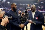 Michael Jordan and LeBron James